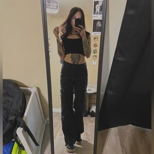 American eagle stretch cargo pants